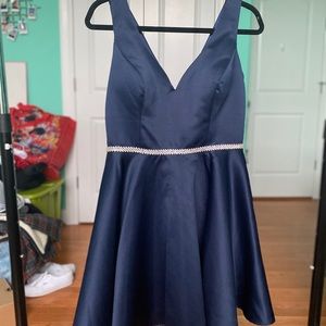 Navy Blue Prom/Junior Prom Dress